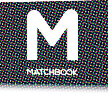 Логотип Matchbook в зеркале