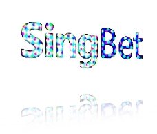 Логотип SingBet в зеркале