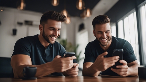 Два игрока сравнивают зеркальные сайты Matchbook