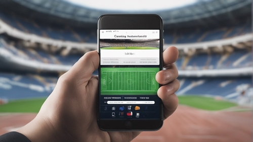 Смартфон с открытой страницей формы регистрации