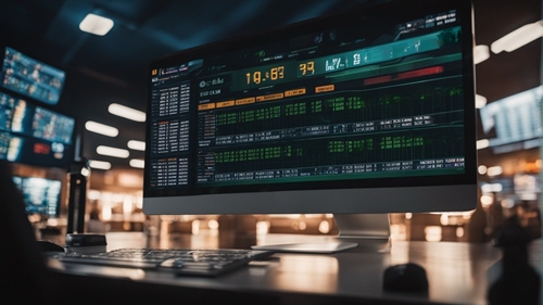 Экран компьютера с отображенным зеркальным сайтом